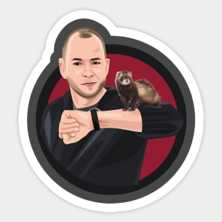 Impractical Jokers - Murr and Ferret Awesome Comical Illustration Sticker